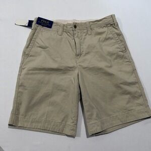 Polo Ralph Lauren Shorts Mens 32 Tan Khaki Chino Relaxed Fit Pony Logo NWT